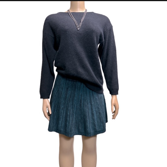 Vintage Lydia Jane Ltd Sweater Lambswool and Angora Classic and Timeless Black M - Picture 3 of 14